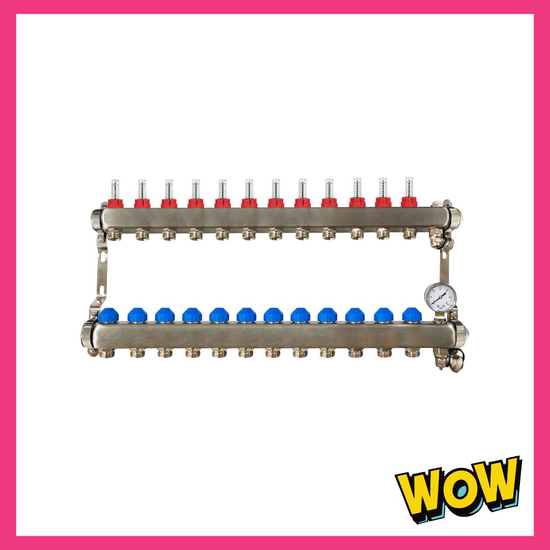 Underfloor heating manifold