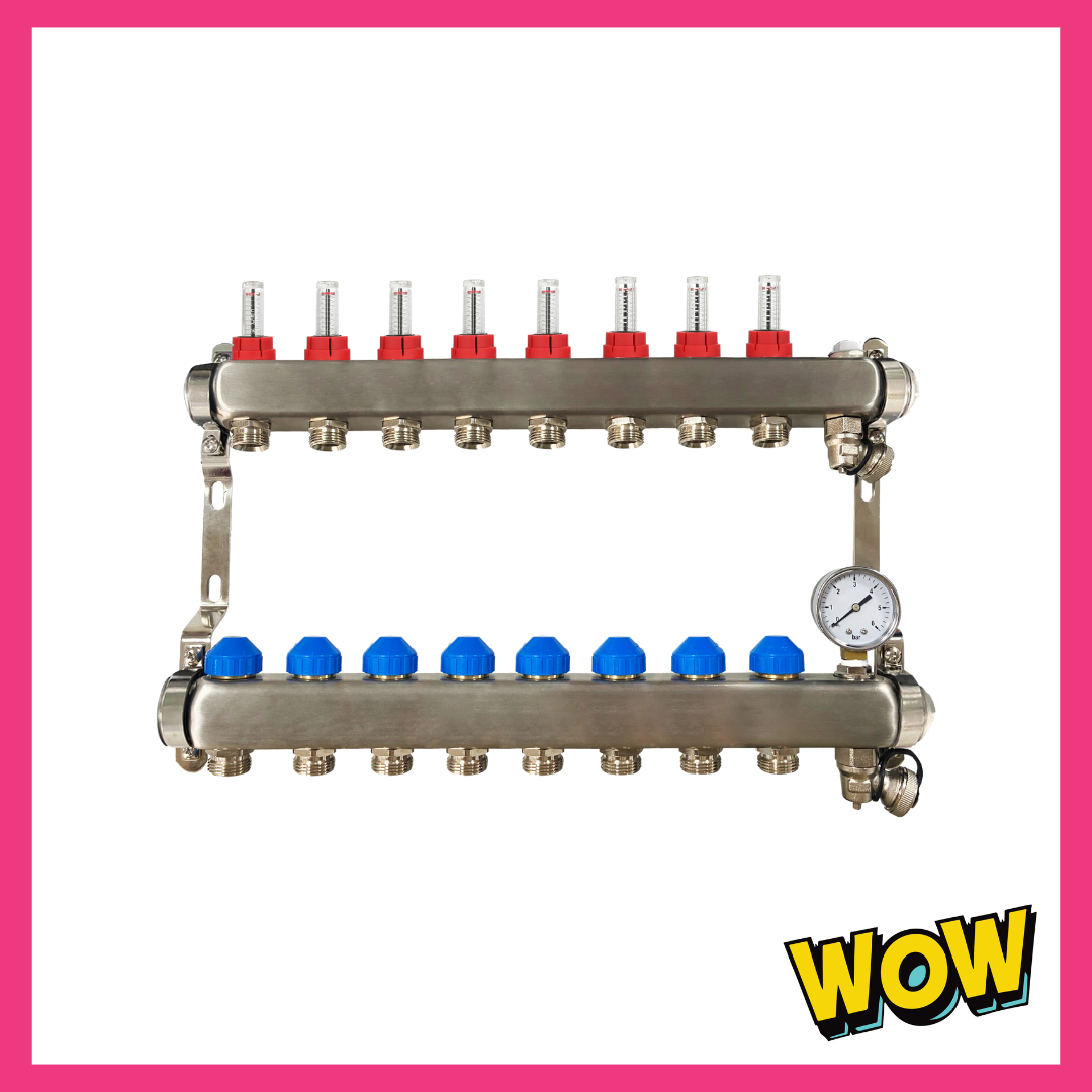 Underfloor heating manifold