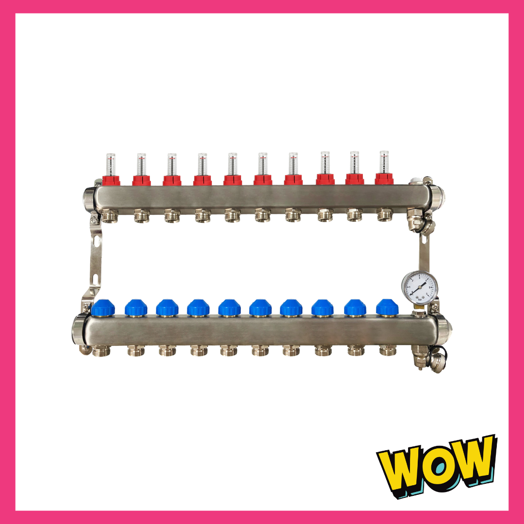 Underfloor heating manifold