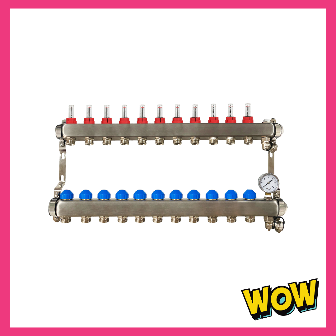 Underfloor heating manifold