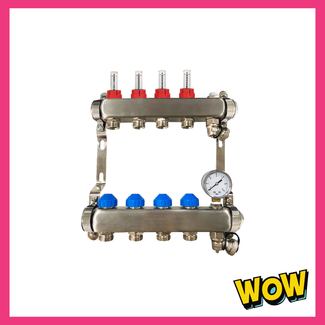 Underfloor heating manifold