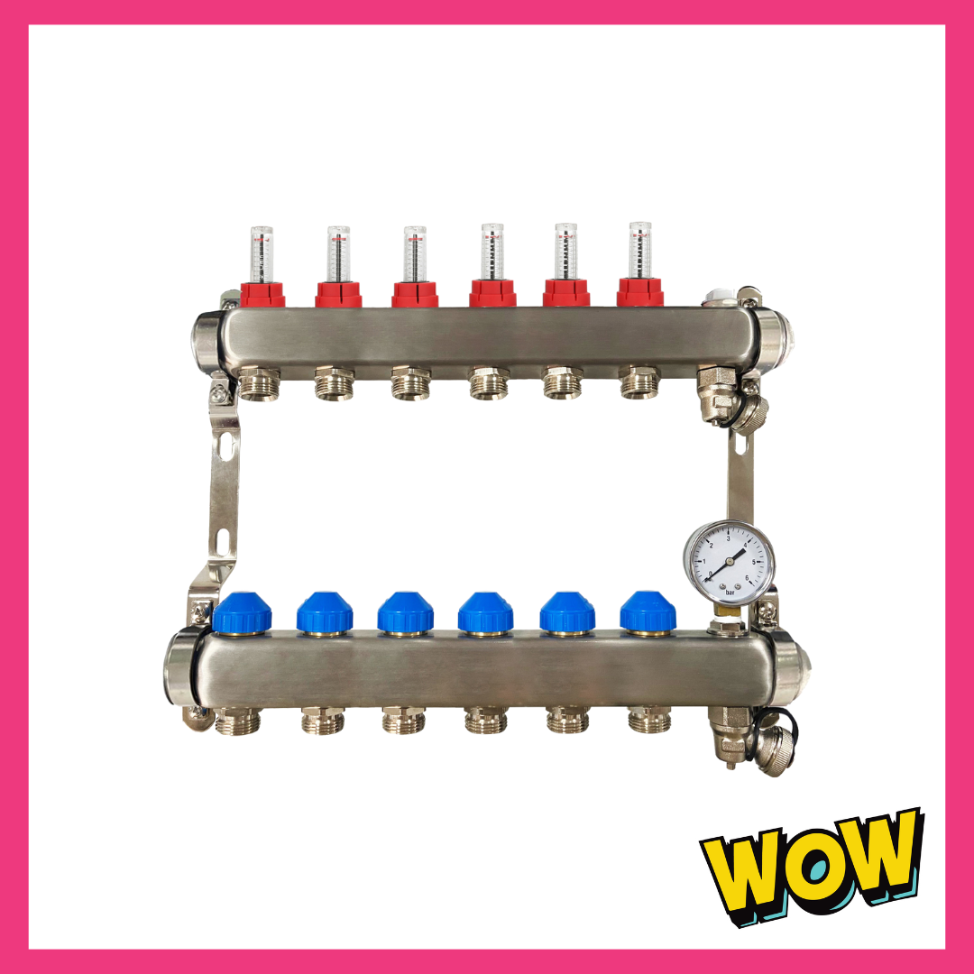 Underfloor heating manifold