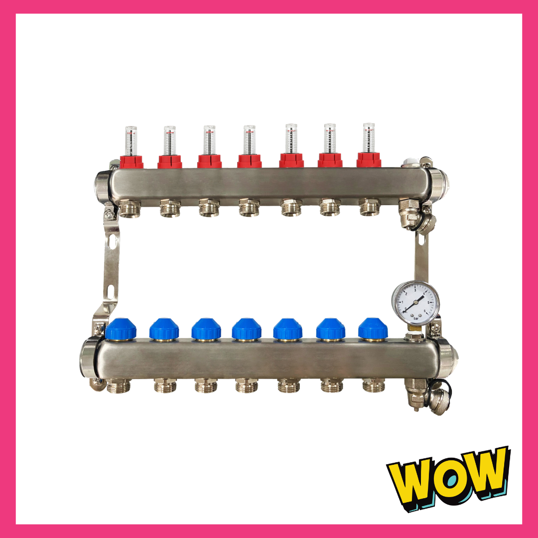 Underfloor heating manifold