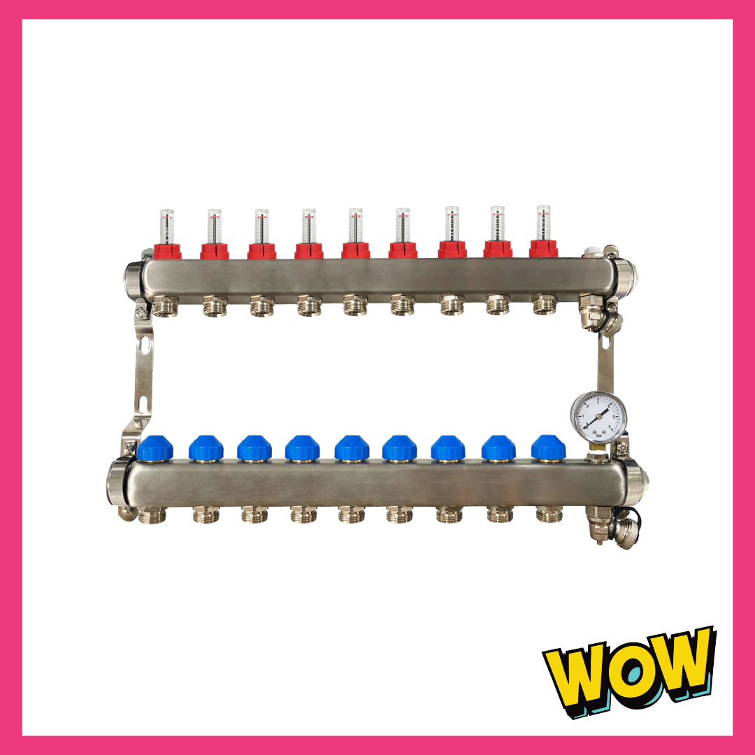 Underfloor heating manifold